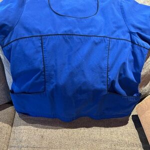 Baby Phat Royal Blue Scrub Top